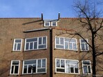 Gevel, met verschillende visies op herstel.
<br/>
Gert-Jan Lobbes, 2016
